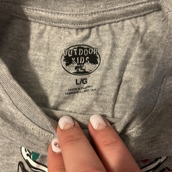 Lot of 3❗️Graphic Long Sleeve Shirts- Size L 10/12 - Picture 7 of 7